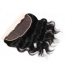 Wholesale Brazilian virgin hair body wave lace frontal natural straight natural color human hair cur