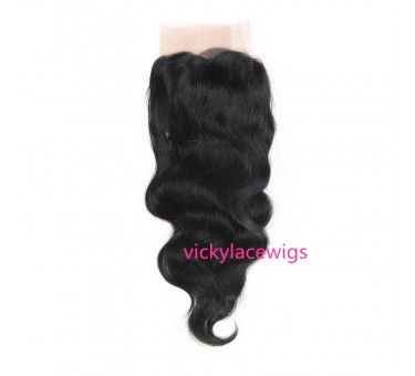 Body Wave 4*4 Lace Closure Wholesales Human Virgin Hair-HW013