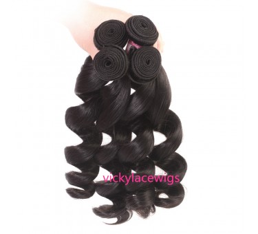 Loose Wave Hair Weave Wefts Wholesales Virgin Human Hair-WSH020