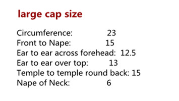 large cap size